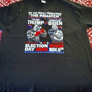 Trump vs Biden rematch shirt XL